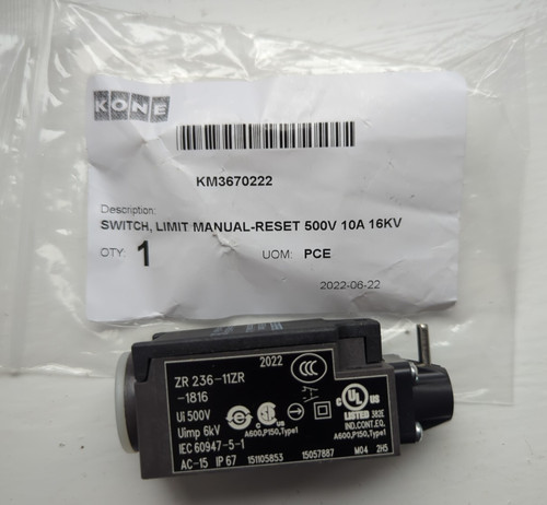 Kone km3670222 - kone, zr