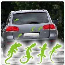 Gecko Gekko Autoaufkleber Auto Aufkleber Eidechse Echse clickstick Sticker A030