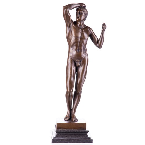 Bronzeskulptur männlicher akt - bronzeskulptur,