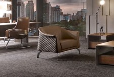 Sessel Leder Fernseh Couch 1