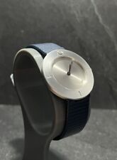 BUNZ Cercle Titan 950 Platin Uhr Damen 0,08ct Brillant Quarz 