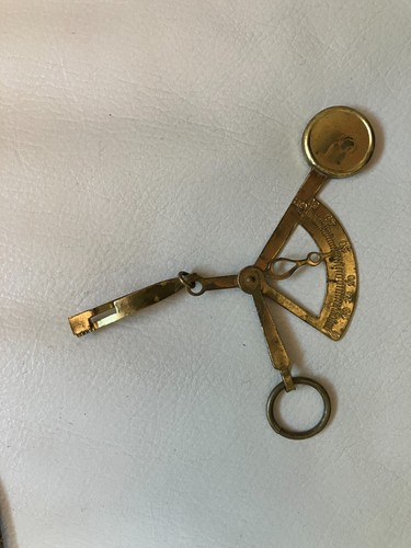 Antike messing brief waage mit - messing,