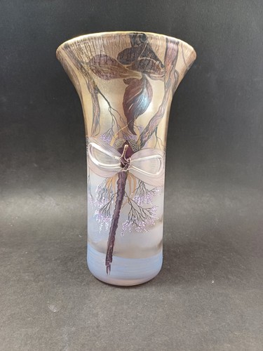 Erwin eisch studioglas vase - erwin,