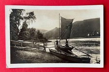 Foto AK SALESEL in Böhmen 1939 Typen im Segelboot Segelschiff   ( 162326