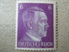 Briefmarke Deutsches Reich Adolf Hitler 6 Pfennig postfrisch ohne Stempel Lila