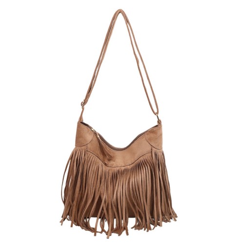 Wildleder schultertasche mit - wildleder-schultertasche,