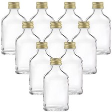 10 Mini Glasflaschen 20 ml