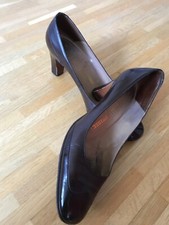 Bally Suisse Bellezza Damen Leder Designer Schuhe Pumps in braun Gr.37 Elegant