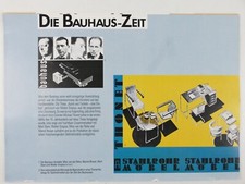 Thonet Prospekt Katalog 1986 Die Bauhaus Zeit H-26933