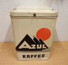 50er 60er Blechdose Azul Kaffee  Werbung Dose 50s 60s Vintage
