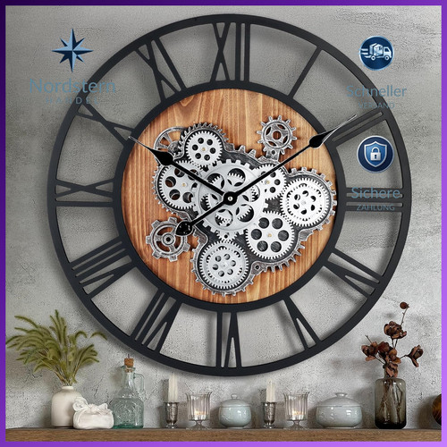 Wanduhr xxl 57cm - wanduhr,