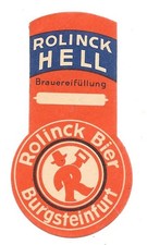 altes Bieretikett Brauerei