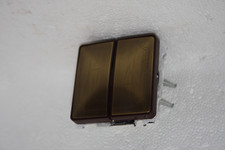 Merten Antik Rollladen Jalousie Schalter mit Wippe (alte Ausführung) in Messing