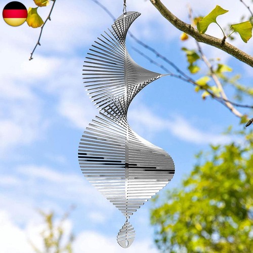 Metall spirale oval windspiel - spirale,