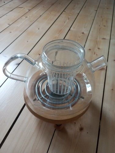 Glas teekanne mit - teekanne, filter