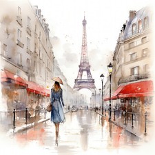 Deko Bild Eiffelturm Paris im