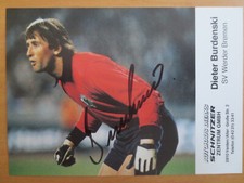 Autogrammkarte Dieter Burdenski Werder Bremen 80er-Jahre