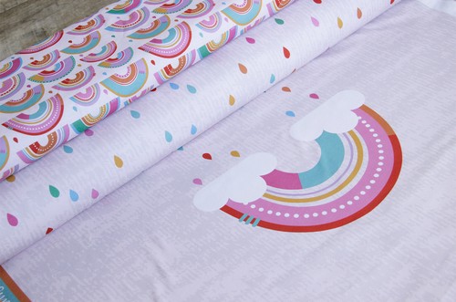Jersey lillestoff regenbogen - -,