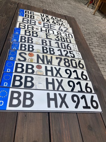 Kennzeichen kfz gebraucht - kennzeichen,