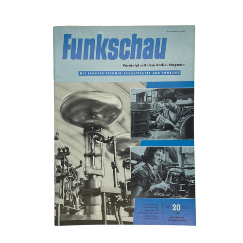 Funkschau heft zeitschrift - zeitschrift, /
