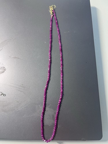 Natürlich rubin kette collier - natürlich,