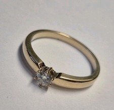 Diamant ring 585 gelb - ring, gelb-gold