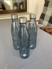 3 x Vorratsglasflaschen Glasflaschen Schraubverschluss Salatsoße Aufbewahren