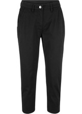 3/4-Hose Slim Fit Gr. 36 Schwarz Damenhose Capri-Pants Neu