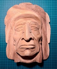 Holzmaske Indianer