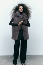 Zara Fellweste Fake Fur M/L