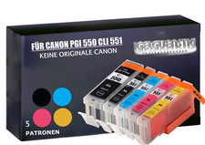 5x DRUCKER PATRONE mit CHIP