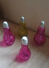 Lampen 4tlg., Motiv Glühbirne