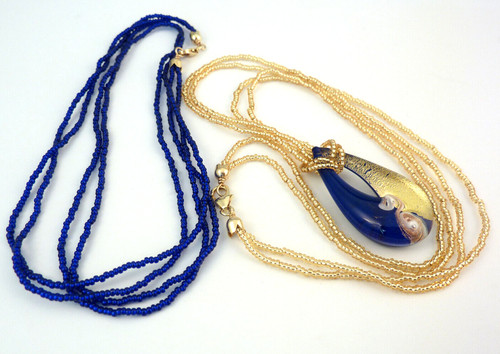 Murano glas collier 925 - murano,