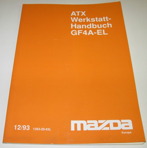 Werkstatthandbuch mazda xedos - werkstatthandbuch,