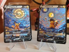 Pokemon Karten Set Pikachu V 2/2 Illustration Full Art Holo / Fan Artikel Promo