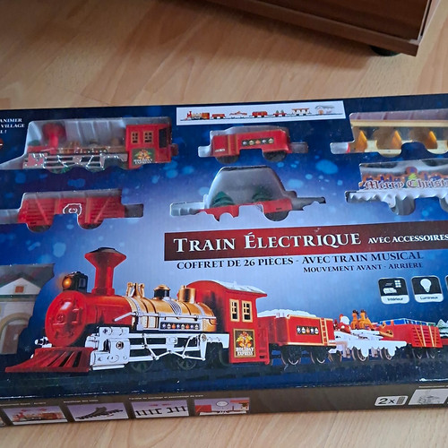 Elektrischer weihnachtszug - elektrischer,