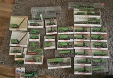 Riesen Sammlung Wiking H0 WIMO Bau Fahrzeuge Kram Bagger Raupe 3x SLT Kipper Etc