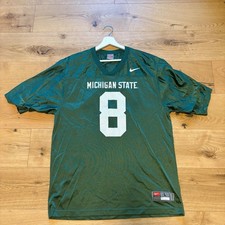Nike Team Michigan State Spartans Football Jersey Trikot L - Nr 8