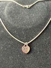 Silber 925er Collier Mit Einem