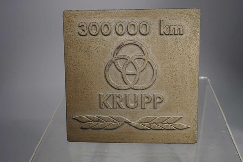 Alte krupp plakette 300 000 - alte,
