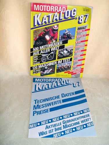 Motorrad katalog 1987 - katalog, 1987,