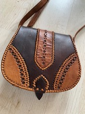 LEDERTASCHE--BOHO--HIPPIE--BRAUN--SUPER SCHÖN--LEDER