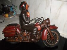 Bikerfigur Deko Biker 50 x 25 x 40 cm Motorrad