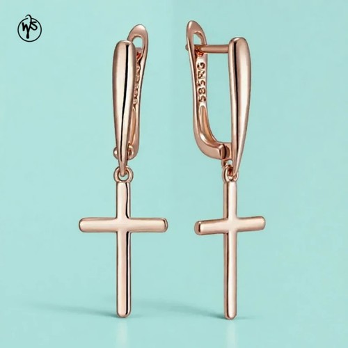 Ohrringe vergoldet rosegold - vergoldet,