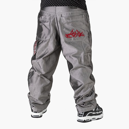 Hose silver metallic - hose, grau