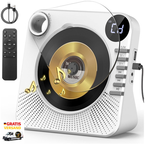 Tragbarer player mit - cd,
