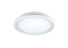 Gusama Weiß Moderne Deckenlampe Deckenleuchte 2300lm 1x21W/LED ca.41x10cm