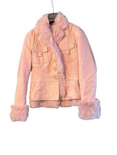 Oiu set lederjacke rosa - lederjacke,