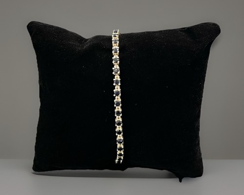 925 silber armband saphir - armband,,