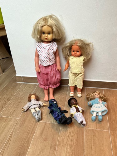 Puppenkonvolut alte puppen - puppenkonvolut,,